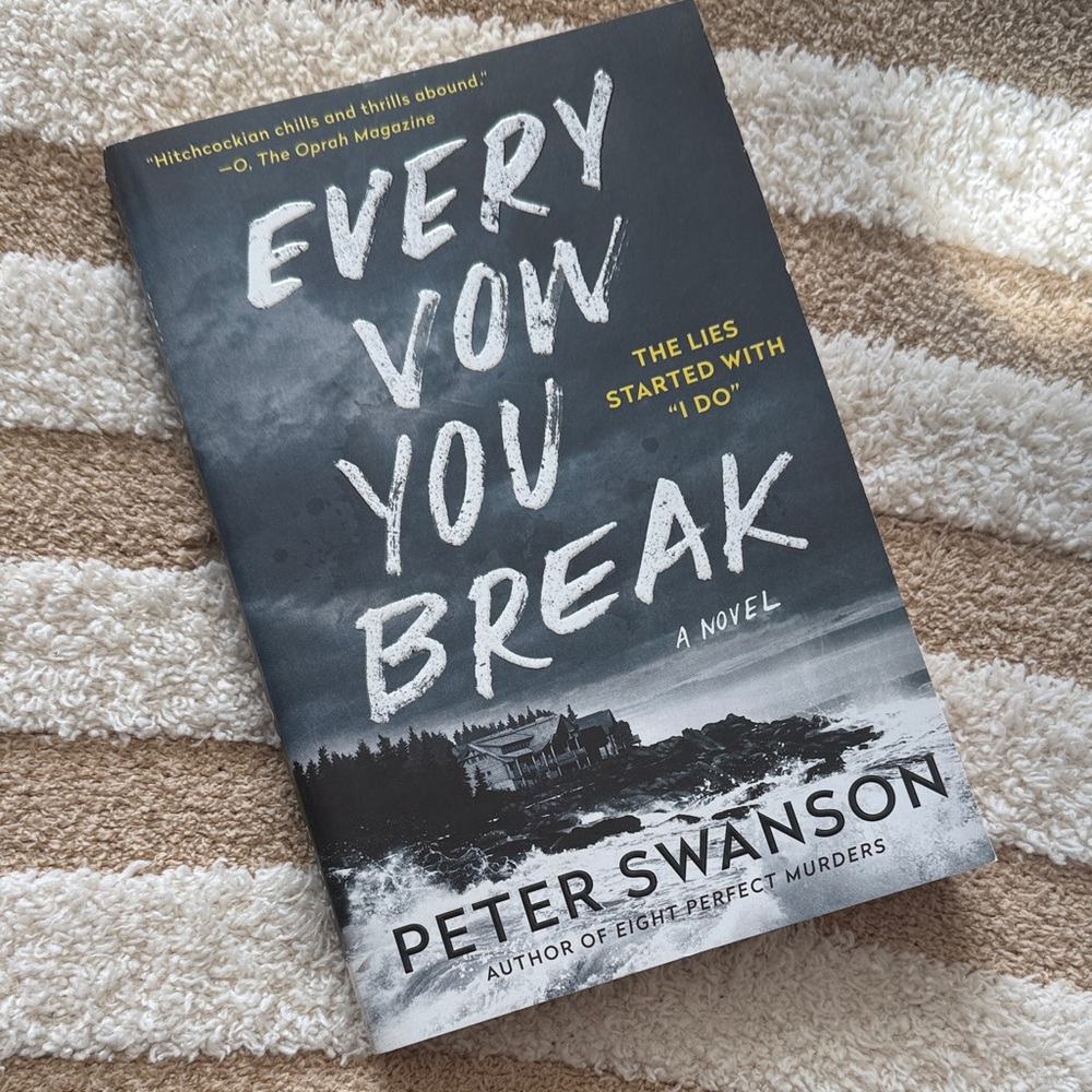 Every Vow You Break by Peter Swanson paperback